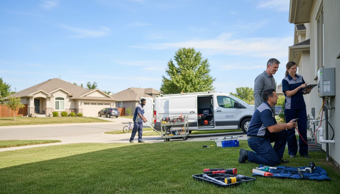 Tankless water heater service in Lewisville, AR